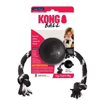 KONG Extreme Ball Mit Tau 4 KONG Extreme Ball Mit Tau – Bild 2