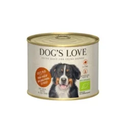 DOG'S LOVE BIO 6x200g Rind Mit Reis, Apfel & Zucchini