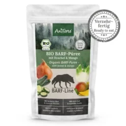 Aniforte BIO BARF Püree - Fenchel & Mango 5 X 150g