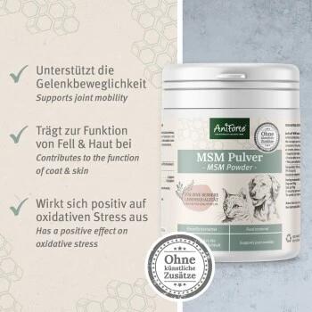 Aniforte MSM Pulver 300g 4 Aniforte MSM Pulver 300g – Bild 2