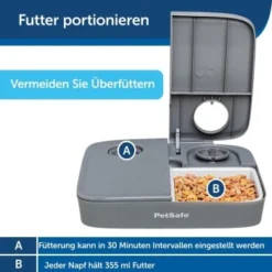 PetSafe Futterautomat Für 2 Mahlzeiten -Hund Miau Verkaufsgeschäft 63e0ff37432d3d4025eec77dc4fdc68663480c78 649f663b2631b9abb1bb293479ef991c6e5a33fb