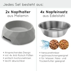 KaraLuna Napfset Mit 4 Napf Einsätzen 0,7 Cm³ -Hund Miau Verkaufsgeschäft 6937b4f3849e326fbb146fc4def9956fffabcdbb 1421232 de DE 9a52f3fed9d34d91c621f7cb5733808dde824c61Msp581