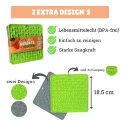 BeG Buddy [2-er] Leckmatte Für Hunde / Katzen, Schleckmatte Mit Saugnäpfen -Hund Miau Verkaufsgeschäft aa4c9b2dde33fc4a3c96904a2378a128ea9bfb4d 1457253 de DE ce674f57b8253eb541e66da3b928a9f884e8dd8btk4d4m