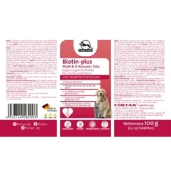 Fortan Biotin-plus MSM & B-Komplex Tabs 100 G -Hund Miau Verkaufsgeschäft b191b7de7a85cc424d3c3c89adee68a8bb6db3dc 1452905 de DE 2fe4e0565ab6605193cad8055a2f9f64922ab8677sLgfq