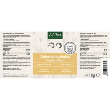 Aniforte Flohsamenschalen 1kg 7 Aniforte Flohsamenschalen 1kg – Bild 5