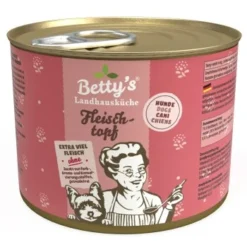 Betty's Landhausküche Fleischtopf (All Meat) 6 X 200g Für Hund
