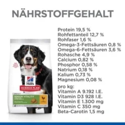 Hill's Science Plan Senior Vitality Large Breed Mature Adult 6+ Mit Huhn 14 Kg -Hund Miau Verkaufsgeschäft e718dddb398dca00f75a5ba3ec47d4bc00fac342 52742025964 5