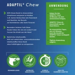 ADAPTIL Chew 30 Stück Anti Stress Snack -Hund Miau Verkaufsgeschäft f8e4848e6536c43b8a4c4570f7a294de6ab2ecb1 1374744 8